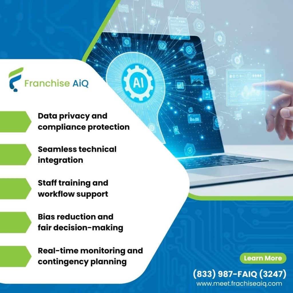 AI risk management for franchises